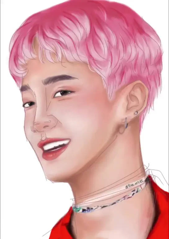 Plz dont be sad - Lee Gikwang Highlight light fanart drawing gallery @rizz.art95