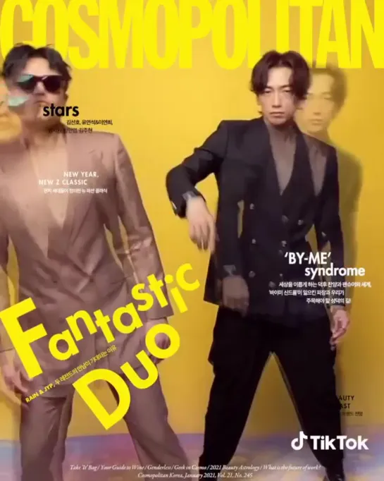 Реклама #cosmocover ! #park jinyoung (@asiansoul_jyp) и #rain (@rain_oppa)