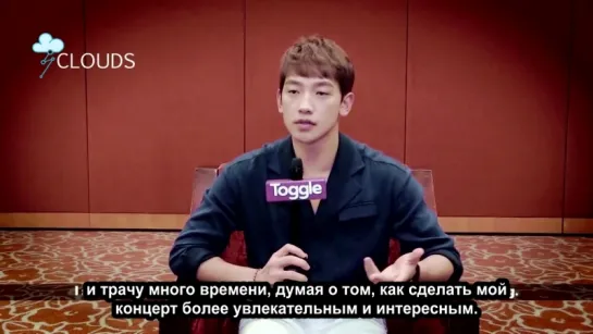 161229 Rain Interview in Singapore (рус.саб. ФСГ CLOUDS)