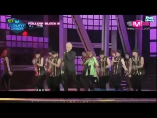 120202 Block B за кулисами M!Countdown (рус.саб)