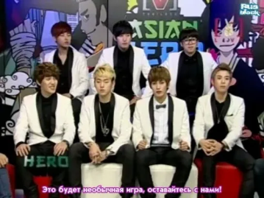 120128 Block B на программе Asian Hero в Таиланде (рус.саб)