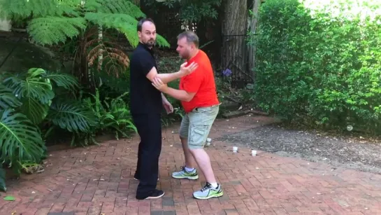 Wing Chun - Elbow Sinking Force (one inch kick)