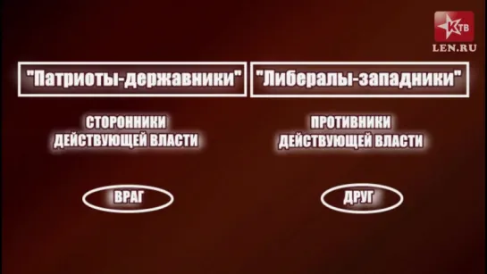 Патриоты и либералы (державники против западников): ложная развилка — В. Пронин (Не забудьте выкл. телевизор, вып.9, 04.05.2017)