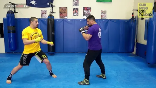 Front Kick into Popping Left Hook - by UFCs Robert Whittaker