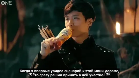 [РУС.САБ] 160122 EXO Lay (Zhang Yixing) Kang Shifu CF BTS