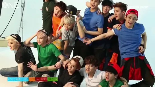 [РУСС. САБ] 140701 EXO Kolon Sport Summer T-Shirt Behind Story