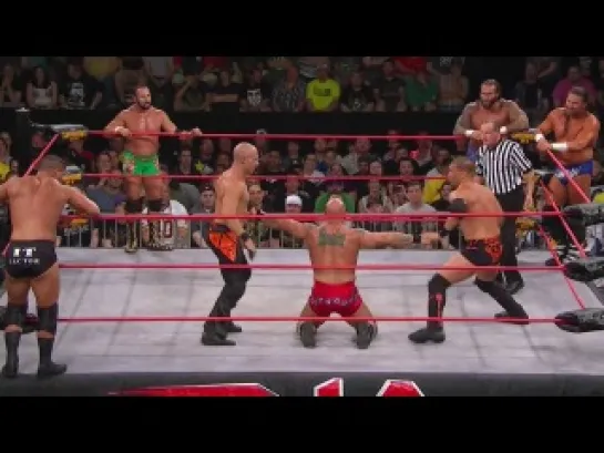 Daniels & Kazarian vs Gunner & Storm vs Hernandez & Guerrero vs Aries & Roode (Fatal 4-way Elimination) (Slammiversary 2013)