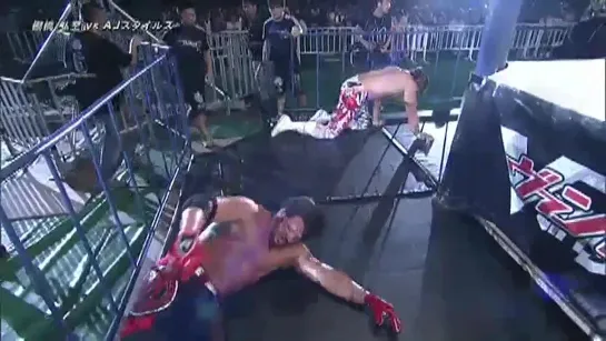 AJ Styles vs Hiroshi Tanahashi (NJPW Climax 10.08.2014) TNATION.RU