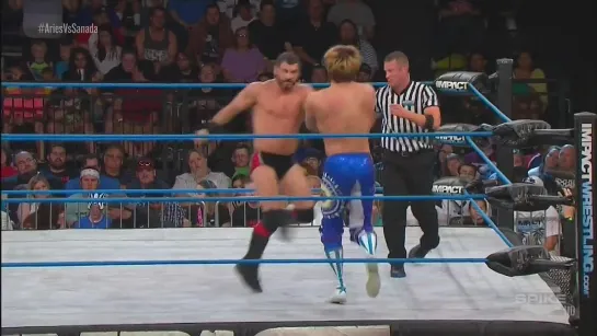 Austin Aries vs Seiya Sanada (IW 10.07.2014) TNATION.RU