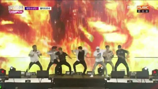 [PERF] 160914 BTS - FIRE @ MBC Show Champion in Manila