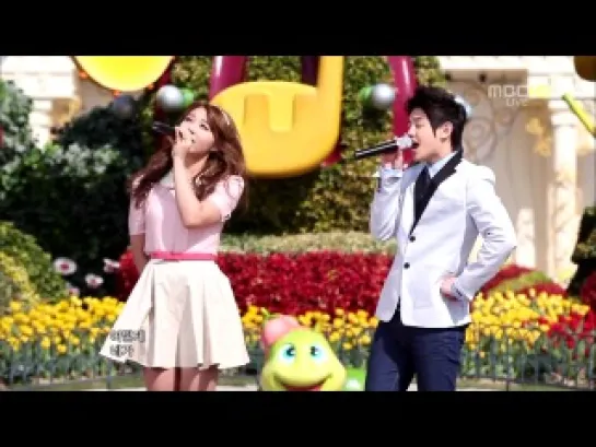 [PERF] 7.04.2012 YoSeob & EunJi - Love Day @ Live on MBC Music Core