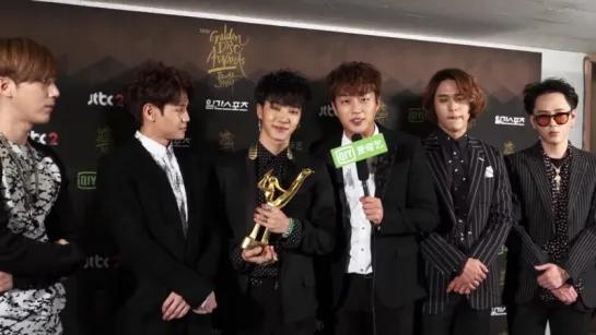 [BACKSTAGE] 21.01.2016 BEAST - Backstage Interview @ QTV 30th Golden Disk Awards