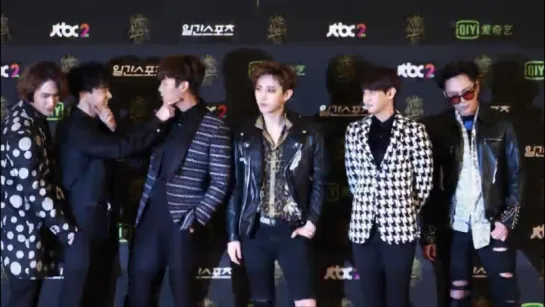 [CUT] 21.01.2016 BEAST - Red Carpet @ Naver TVcast 30th Golden Disk Awards