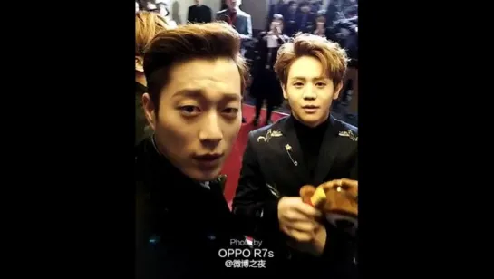 [CUT] 7.01.2016 BEAST - 360° Camera @ 2015 Weibo Night