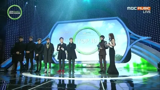 [CUT] 13.11.2014 BEAST - Top 10 Artists Award @ 2014 MelOn Music Awards