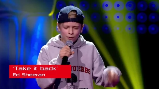 Jonathan - Take It Back  Blind Auditions  The Voice Kids  VTM