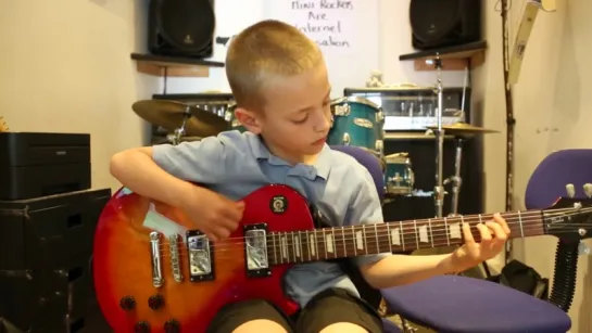 Slash Slither Guitar Cover by 8 Year Old Kyle