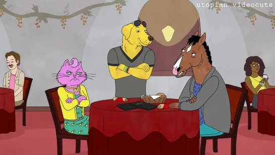 Продюсеры наконец решили снять серию-кроссовер? | Bojack Horseman [Утопические Вырезки]