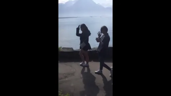 170412 Filming TWICE TV 5 @ Chillon Castle, Montreux