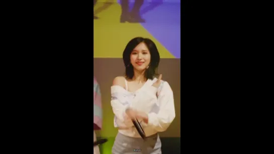 170325 Twice - Knock Knock @ Sudden Attack Fanmeeting  (Mina focus)