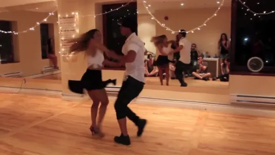 Aline Cleto e Jefferson Dadinho - Зук - Mazouka Dance Zouk Classes in Toronto 2013 - 5