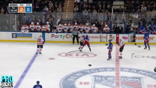 Хоккейные драки: Scott Laughton vs Vinni Lettieri | September 26, 2019