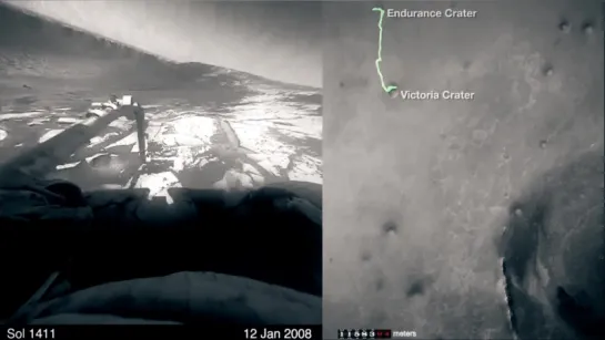 Rovers - Eye View of Marathon on Mars Slowed down 50%