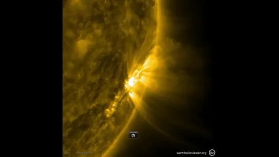 NASAs SDO Watches Magnetic Arches Tower Over Suns Surface