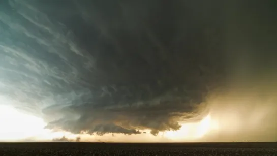 A supercell near Booker, Texas