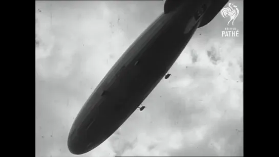 Hindenburg Disaster- Real Zeppelin Explosion Footage (1937) - British Pathé