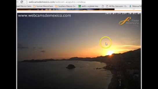 Mexico Webcam Sunsets July 24 2016 Looking For Nibiru,Planet X