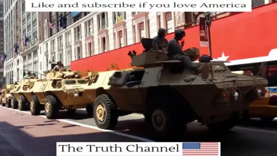 GET OUT NOW_ Martial law in New York - Tanks in the street