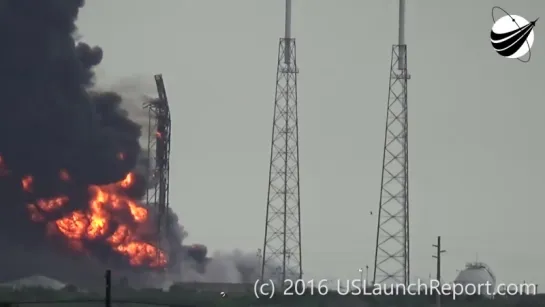 SpaceX - Static Fire Anomaly - AMOS-6 - 09-01-2016