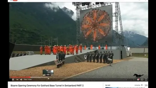 OMG - Blatant Satanic Ritual Opens Gotthard Base Tunnel In Switzerland MUST SEE!(1)