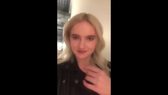 Grace from Clean Bandit says hello to VK