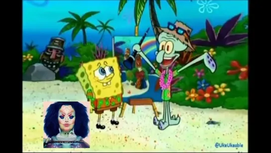 Each Björk album described with Spongebob