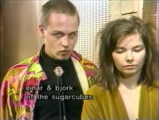 Sugarcubes - Interview on Snub TV Night Flight (1987)