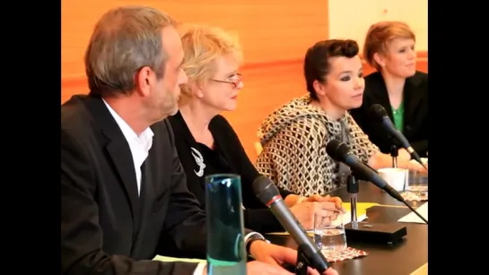 Nordic House 2010 press-conference with Björk