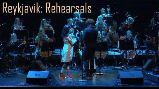 Björk - Isobel excerpts #1 - rehearsals at Harpa, Reykjavik (11-Oct-2021)