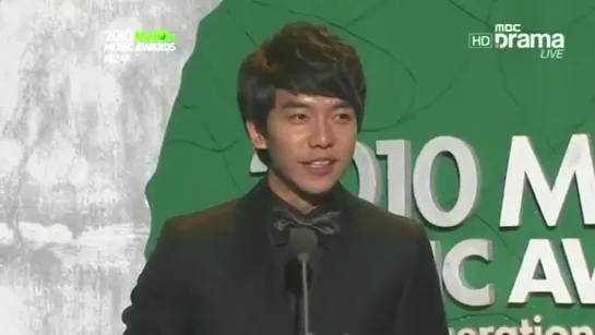 Lee Seung Gi Top 10 ArtistsLosing My Mind (MGIG)@Melon Music Awards 2010