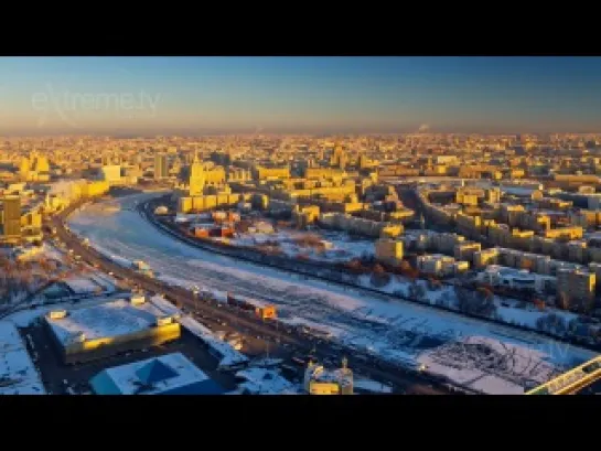 Moscow City - Federation Tower (timelapse)