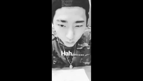 171026 ZICO Instastory Update