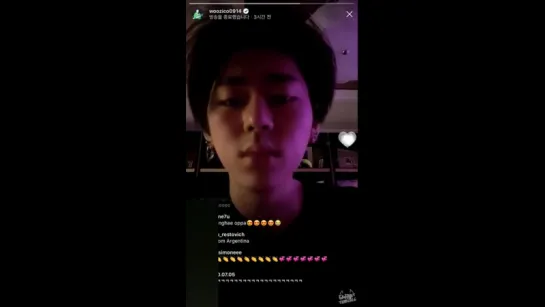 171019 ZICO Instagram Live