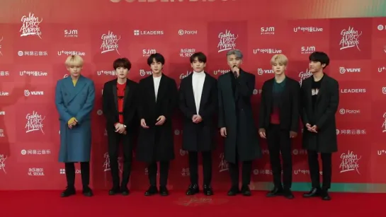 190106 The 33rd GDA Day 2 Red Carpe BTS cut by나비누나