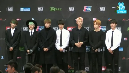 `VIDEO` 151202 | Bangtan @ Mnet Asian Music Awards 2015 Press Conference