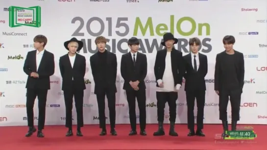 `RED CARPET` 151107 | Bangtan @ MelOn Music Awards Red Carpet