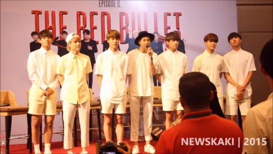 `VIDEO` 150605 | Bangtan @ The Red Bullet Live in Malaysias Press Conference