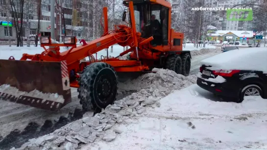 Свершилось! Уборка снега!