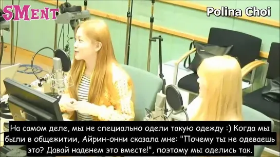 [2015.03.24] Айрин и Йери о подарке Минхо  |Sukira [рус.суб]