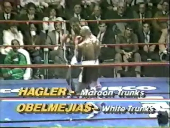 1982-10-30 «Marvelous» Marvin Hagler vs Fulgencio Obelmejias II (WBC & WBA Middleweight Titles)